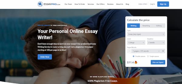 essaypro sign up